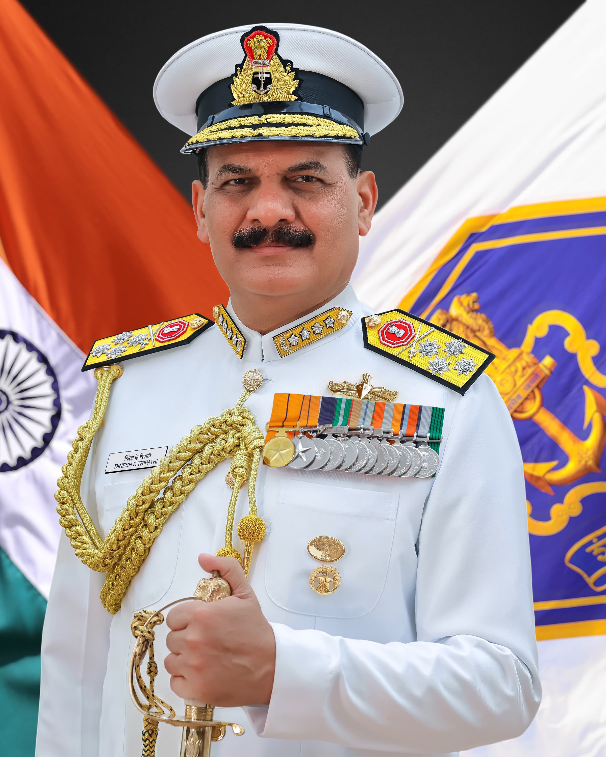 CNS Admiral Dinesh K Tripathi Returns After an Official Visit to the US